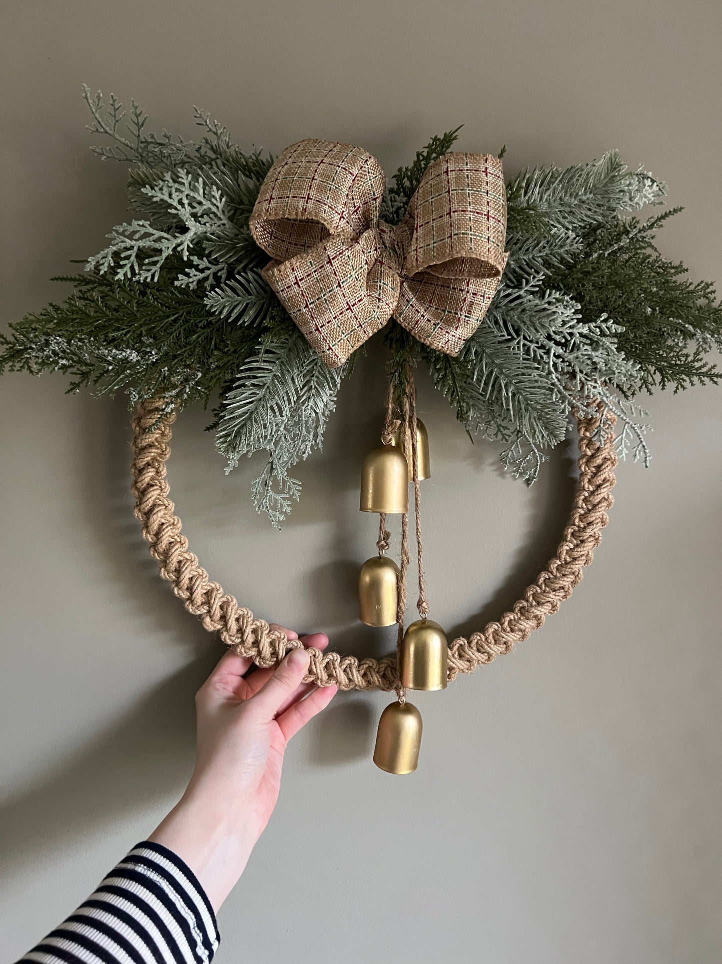 Macrame Christmas Wreath Workshop - 6th December - Thatcham - The Mulberry Bush