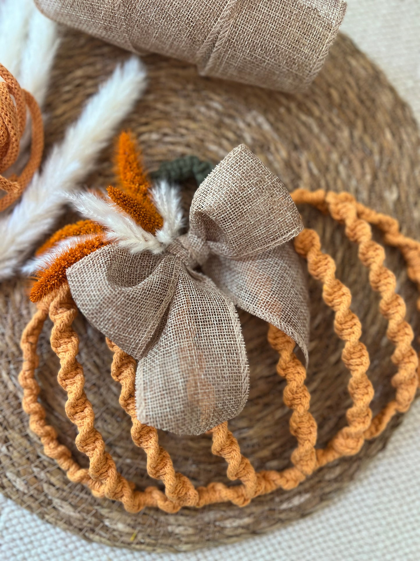 Autumn Macrame Pumpkin Workshop & Cream Tea - 4th October 2025 - Basingstoke - Viables Craft Centre