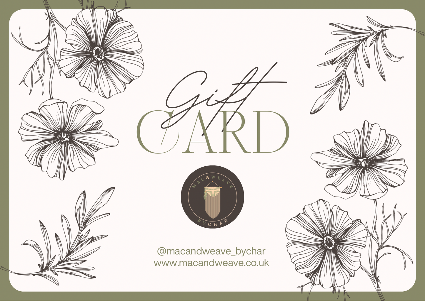 Mac and Weave Digital Gift Card