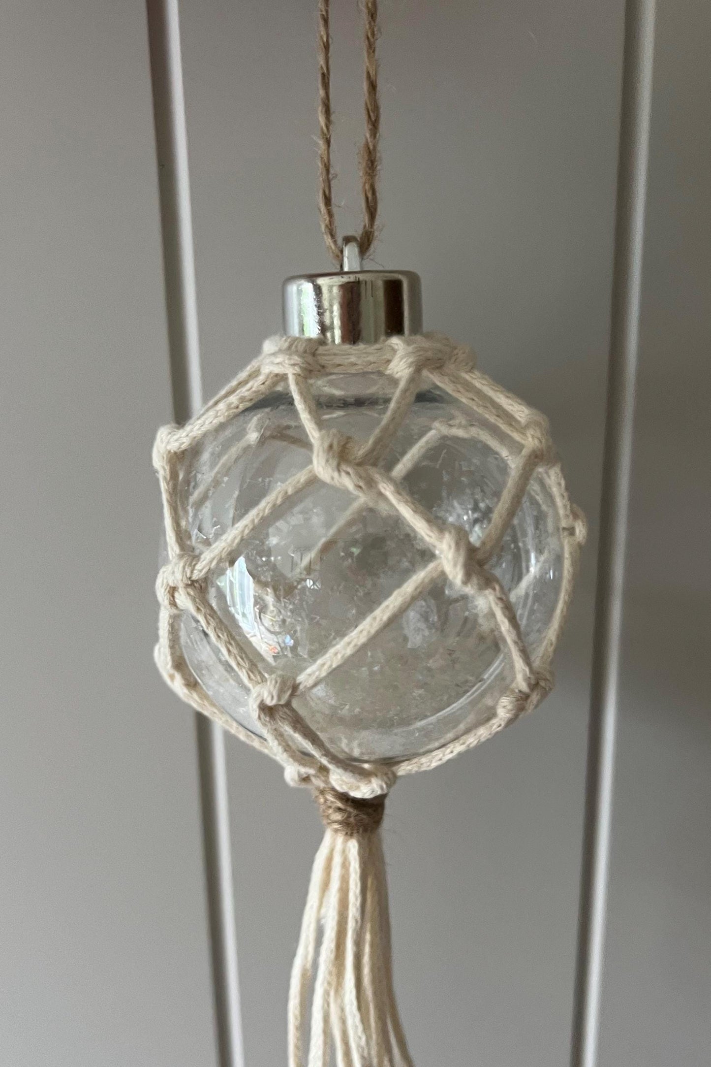 Macrame Christmas Decoration Bundle | Handmade Door Handle or Tree Decorations | Neutral Decor | Festive