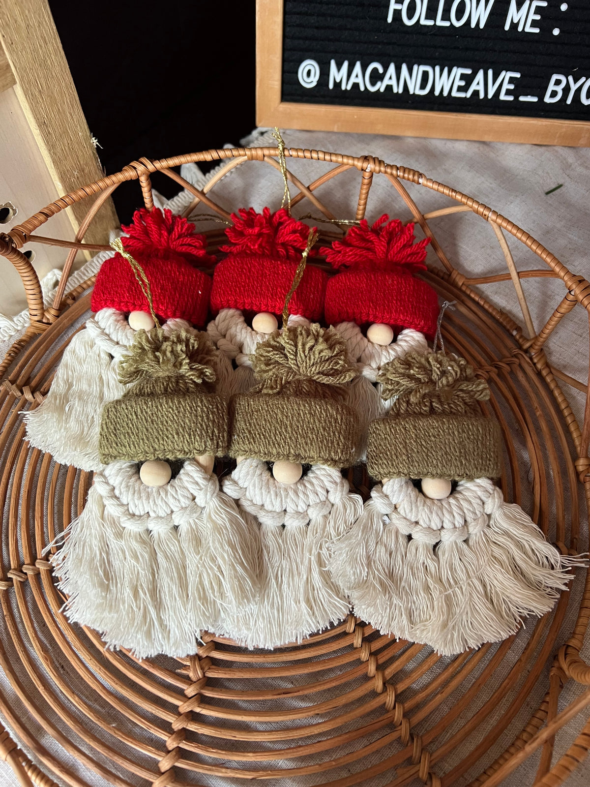 Macrame Christmas Tree Gonk Workshop & Festive Tipple - 13th December 2026 - Winchester - The Cart & Horses