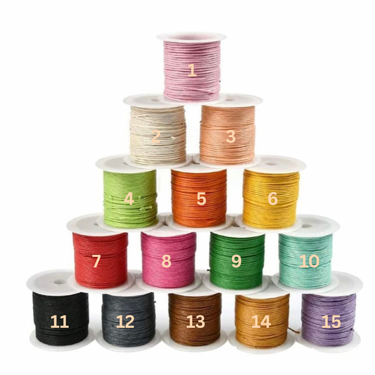 Waxed Cotton Bracelet Cord