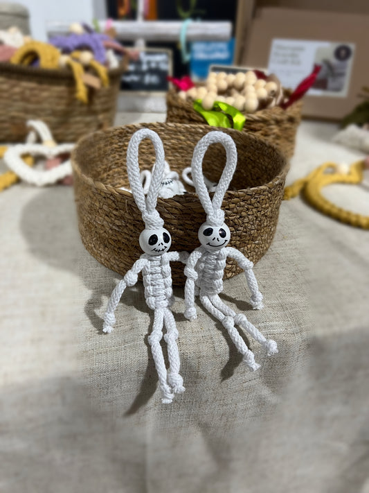 Mini Macrame Skeleton