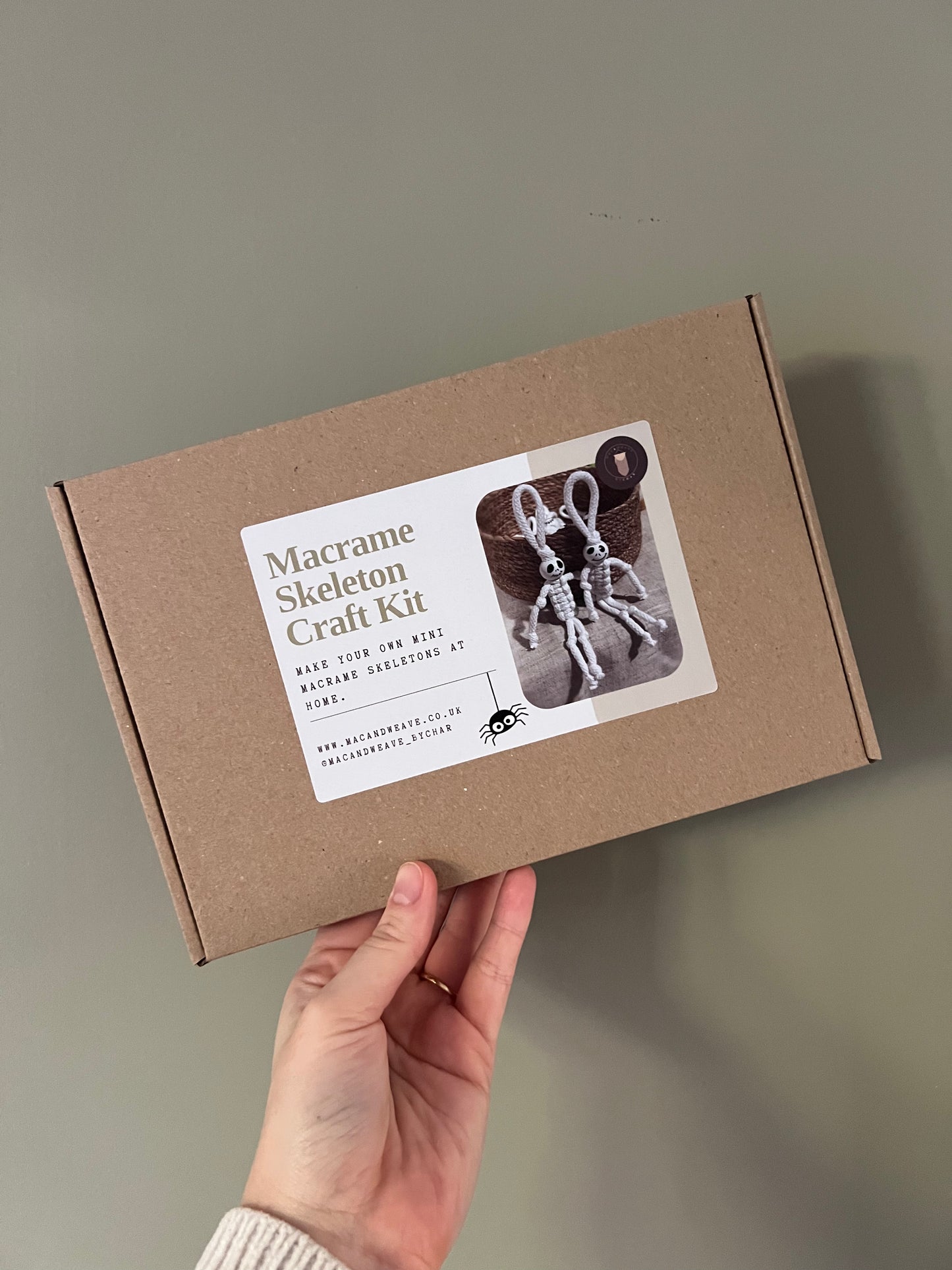 Mini Macrame Skeleton DIY Kit