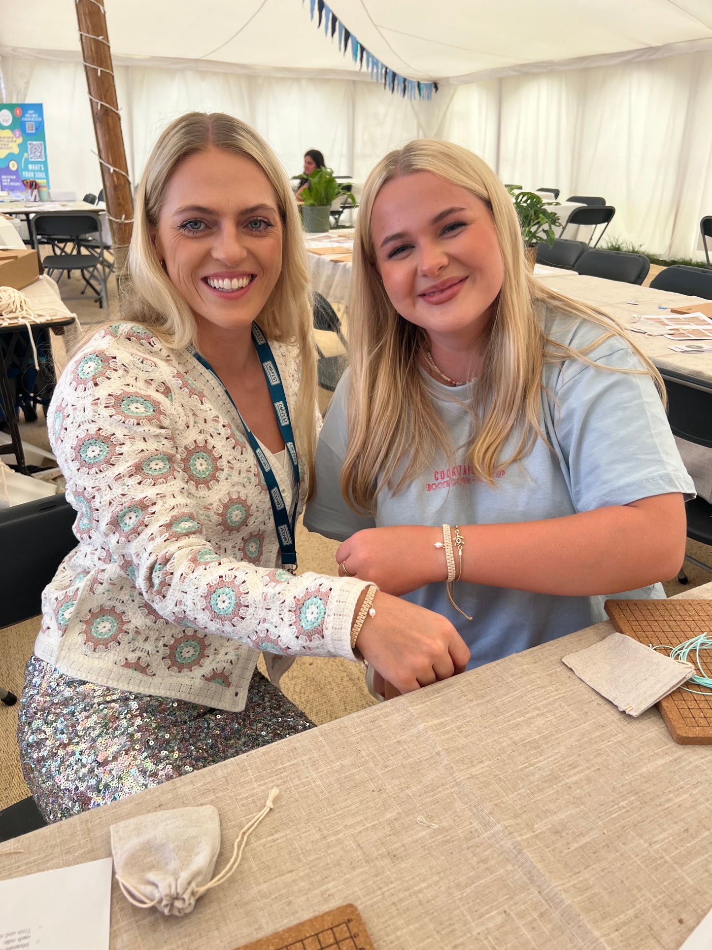 Carfest - Macrame Bracelet Workshop - 28th to 30th August - The Oasis @ SpaFest - Silverstone